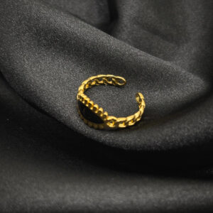 Anneau œil noir en acier inoxydable