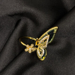 Bague papillon en acier inoxydable