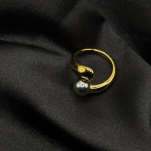 Bague plaquet médaillon argent  en acier inoxydable