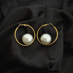 Boucles plaquet or cerceau en acier inoxydable