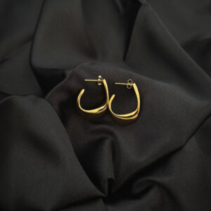 Boucle plaquet or en acier inoxydable